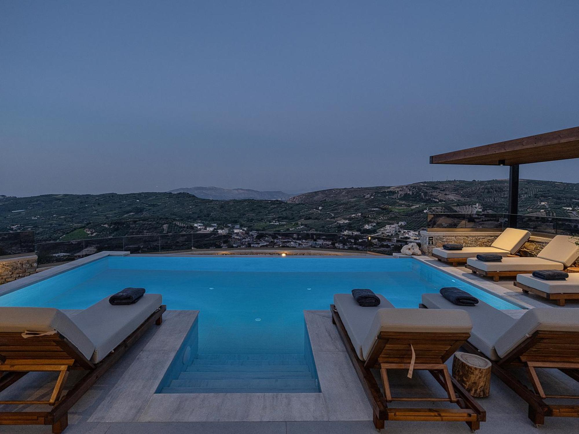 Villa Amavi - Private Heated Pool Kato Asites Exteriér fotografie