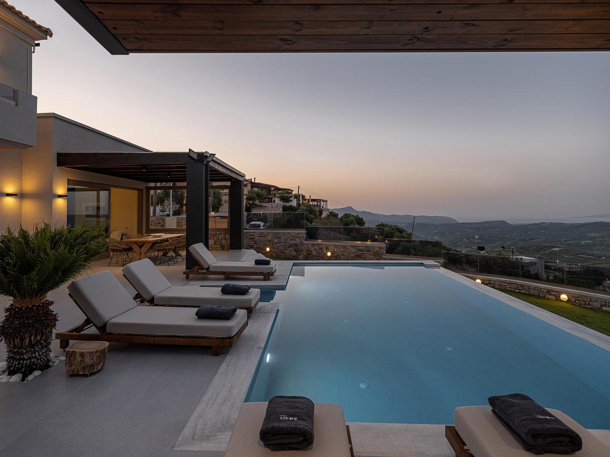 Villa Amavi - Private Heated Pool Kato Asites Exteriér fotografie